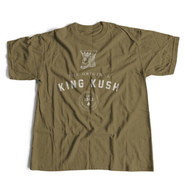 King Kush Discreet Cannabis Strain T Shirt | Fire Strains, Classic Designs